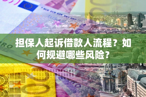 济南担保人起诉借款人流程？如何规避哪些风险？
