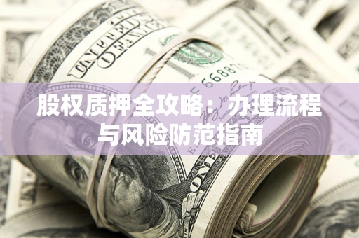 济南股权质押全攻略：办理流程与风险防范指南